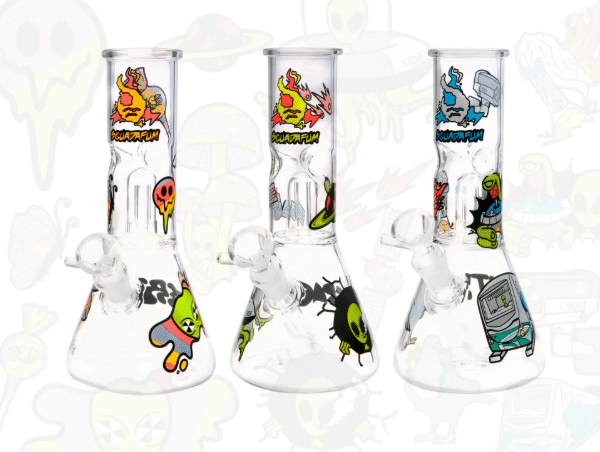 Bong Vidro SQUADAFUM Percolator